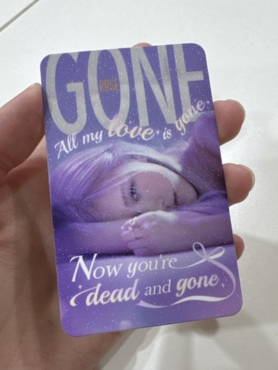 超閃GONE歌詞卡