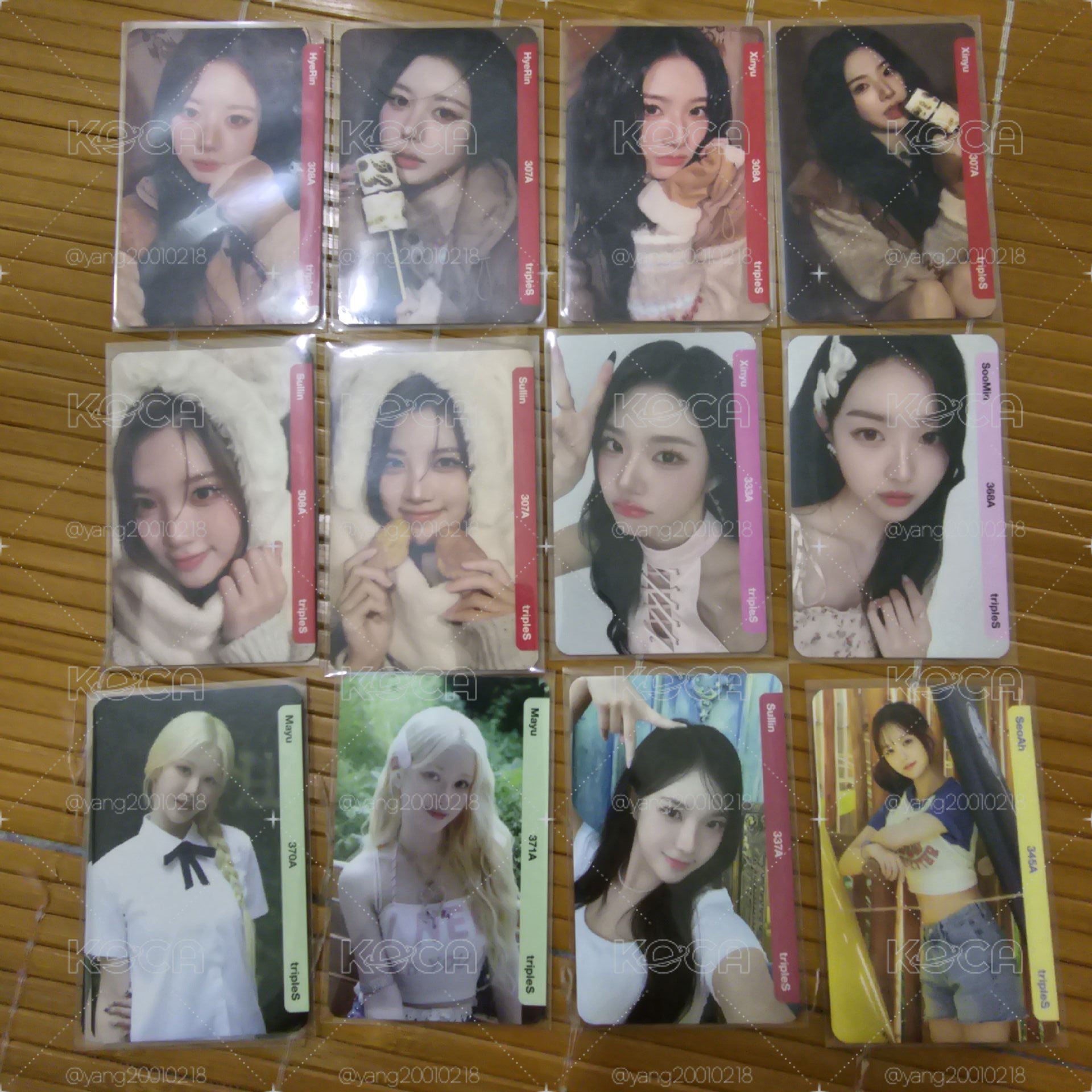 tripleS VIP 聖誕 各式場限 未掃卡