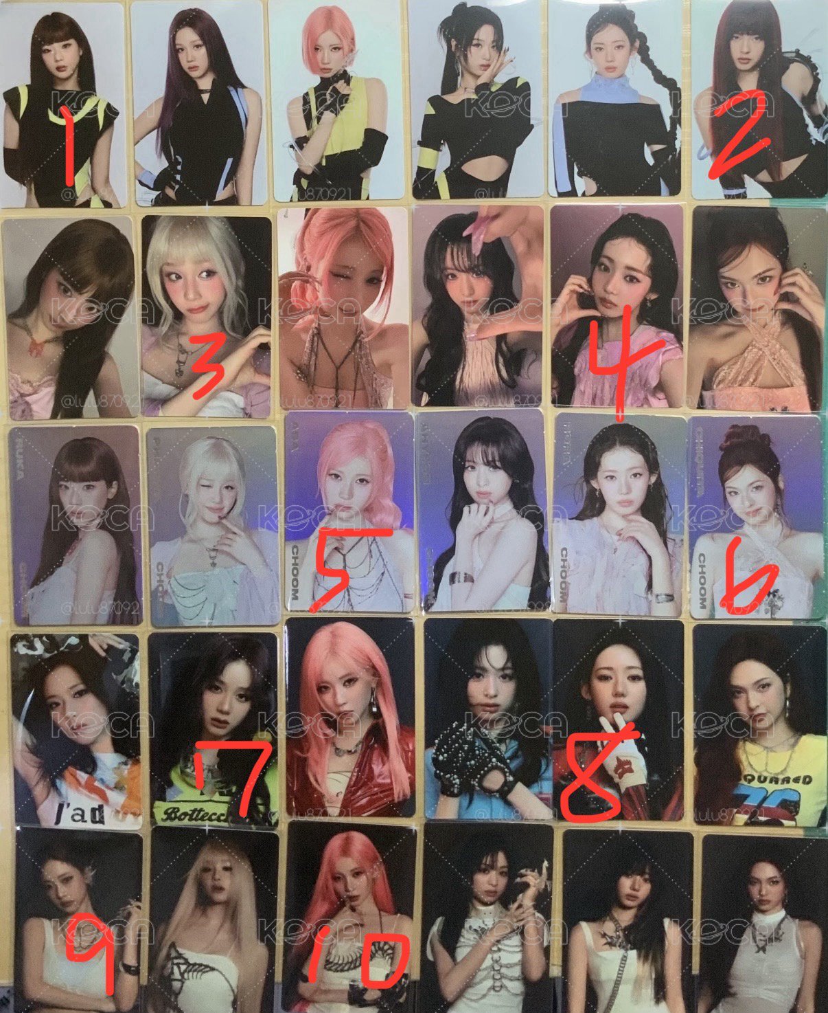 Babymonster choom隨機卡包