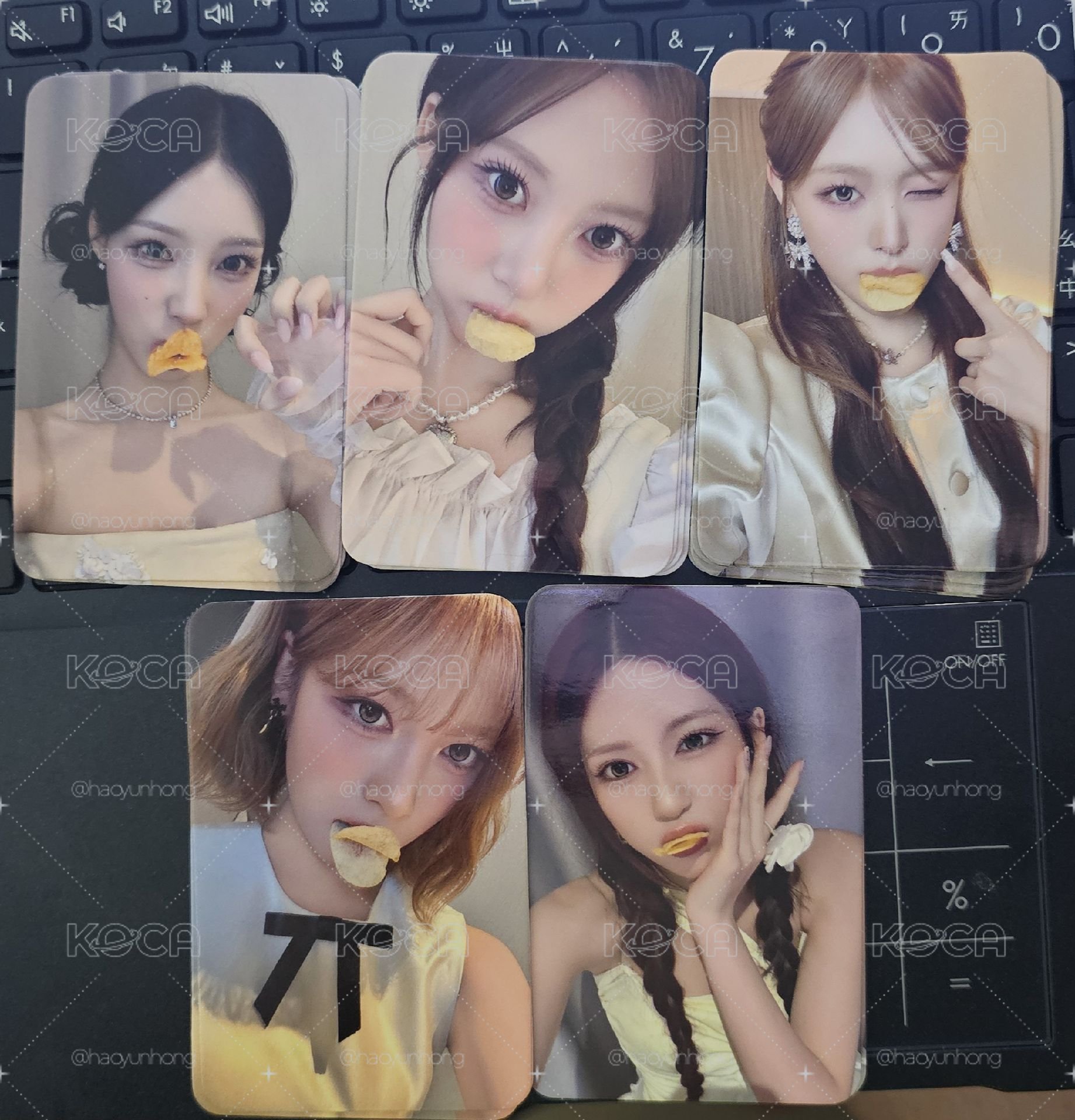 lip bomb my stargoods 1：1 與 unit 影通特典卡
