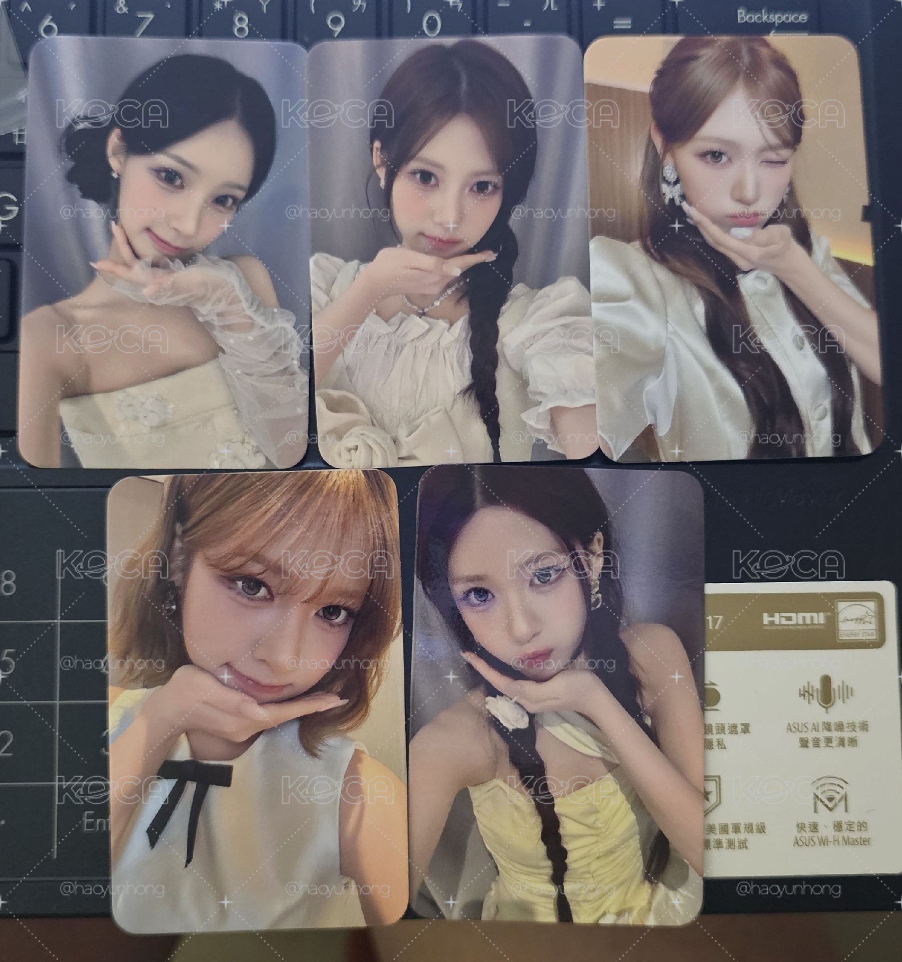 lip bomb my stargoods 1：1 與 unit 影通特典卡