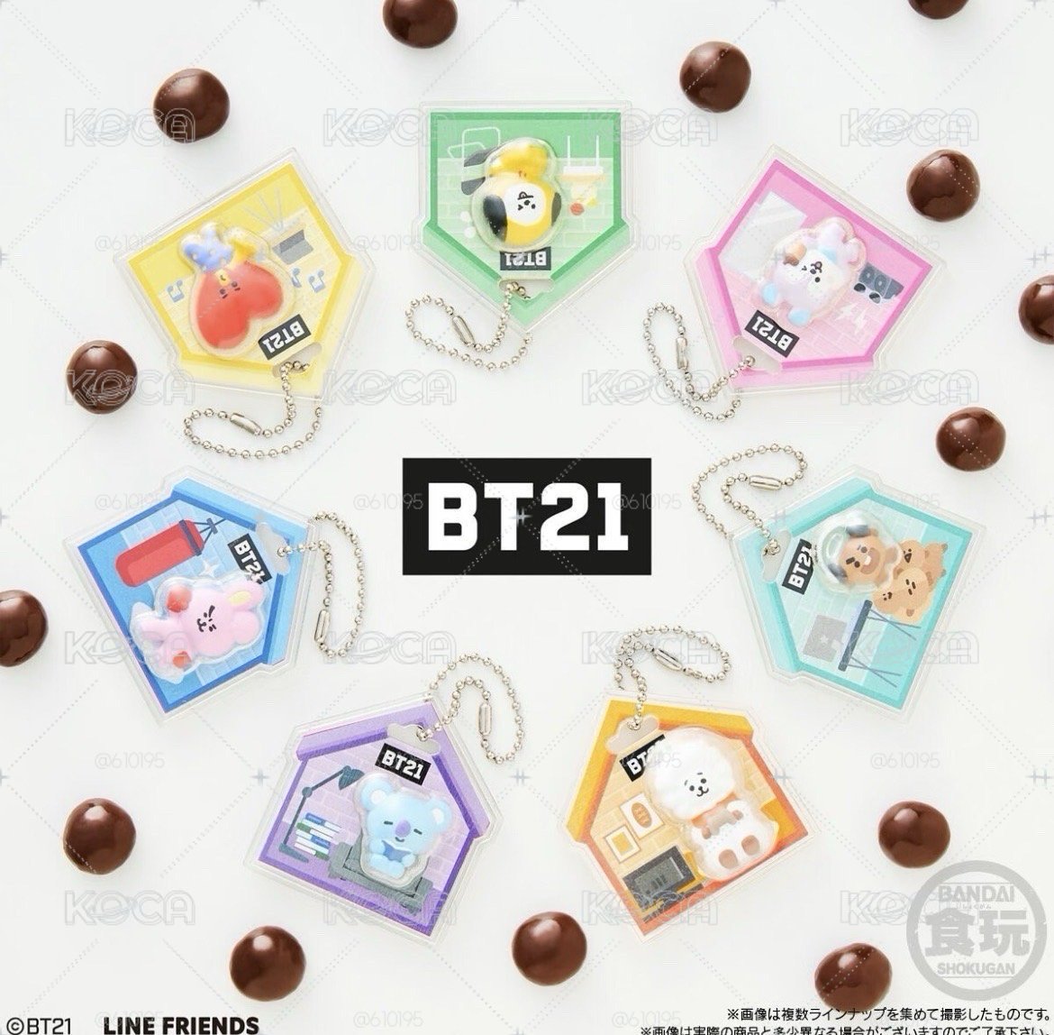 BT21 萬代聯名食玩吊飾