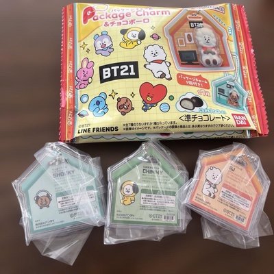 BT21 萬代聯名食玩吊飾