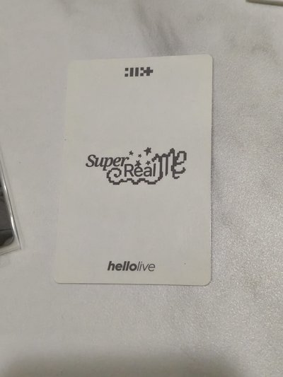 ⚪SUPER REAL ME hl 1.0 簽售卡 