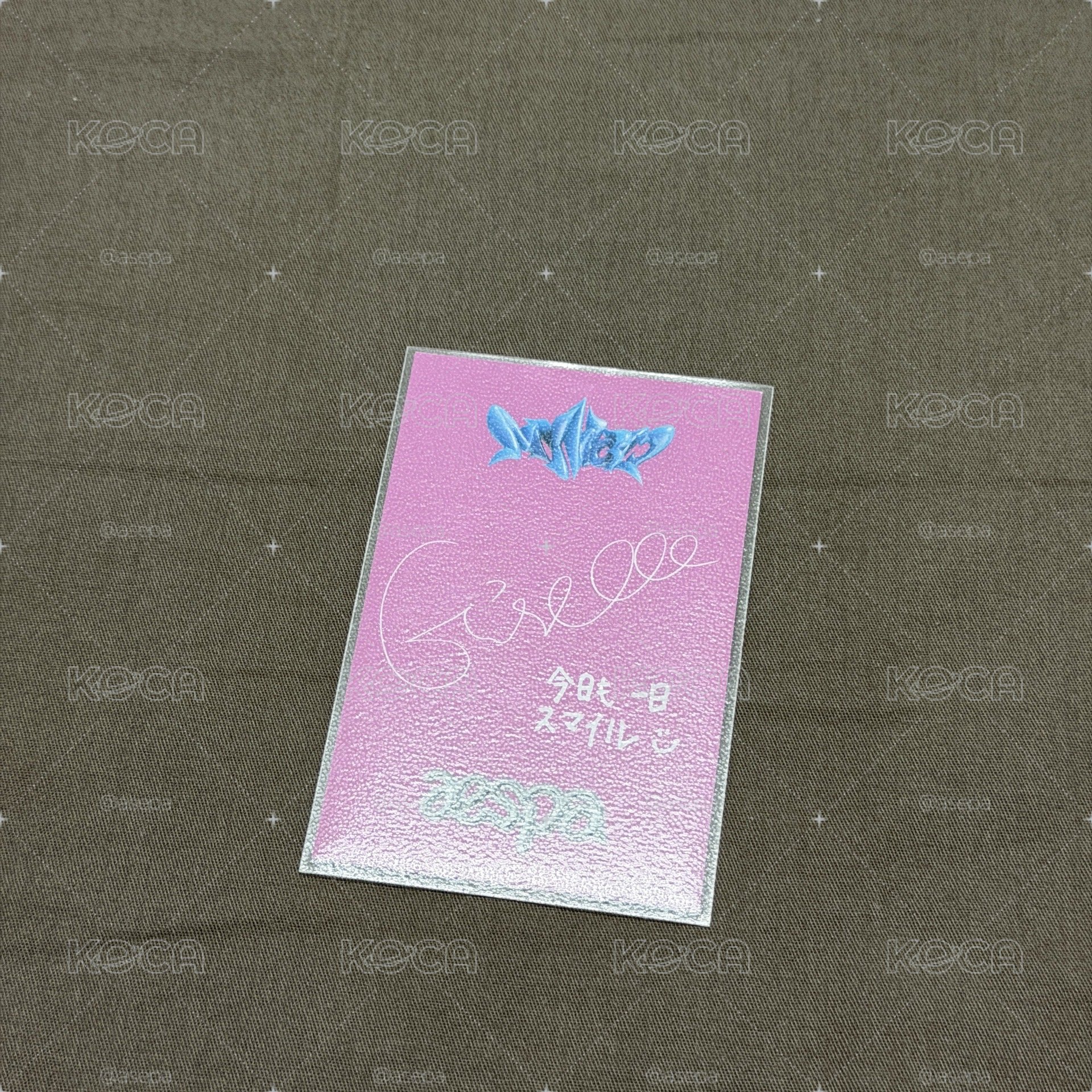 MY WORLD 華納 特典卡 B版吉