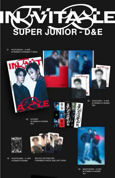 空專 SUPER JUNIOR D&E 第6張 迷你專輯 INEVITABLE 東海 銀赫