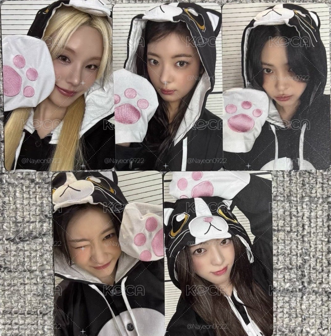 ITZY Sr2.0 小猫 1套5張