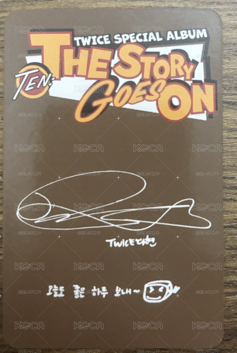 多賢🤍TEN: The Story Goes On專卡