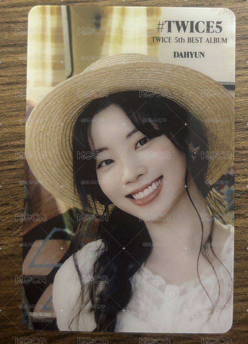 多賢🤍#TWICE5塔店 特典透卡