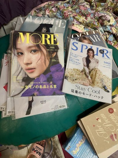 twice sana瑜雜誌大盤售