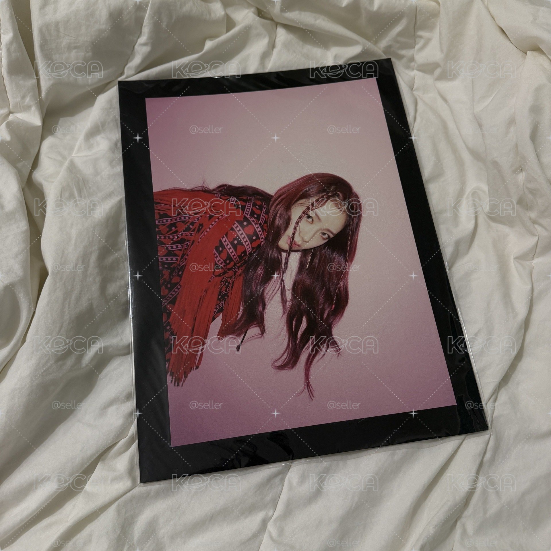 BLACKPINK Jisoo POP-UP 硬紙板 相框 海報 快閃店