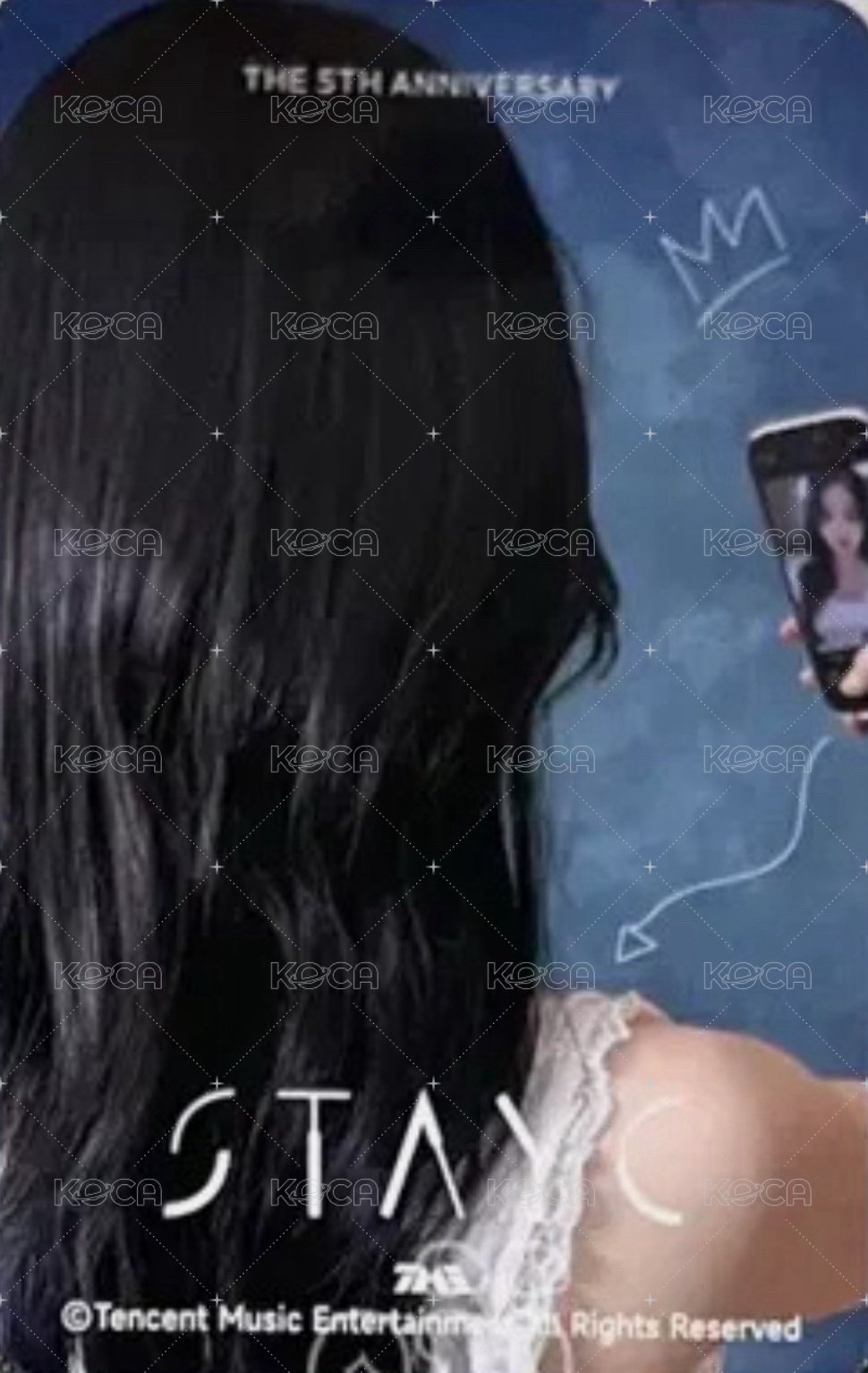 五週年星光卡 QQ音樂 三星 星光卡  背面