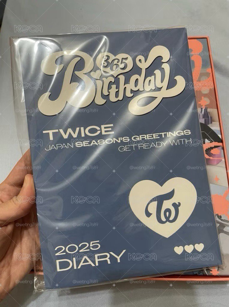 twice_2025日版年曆明信片組 Birthday365