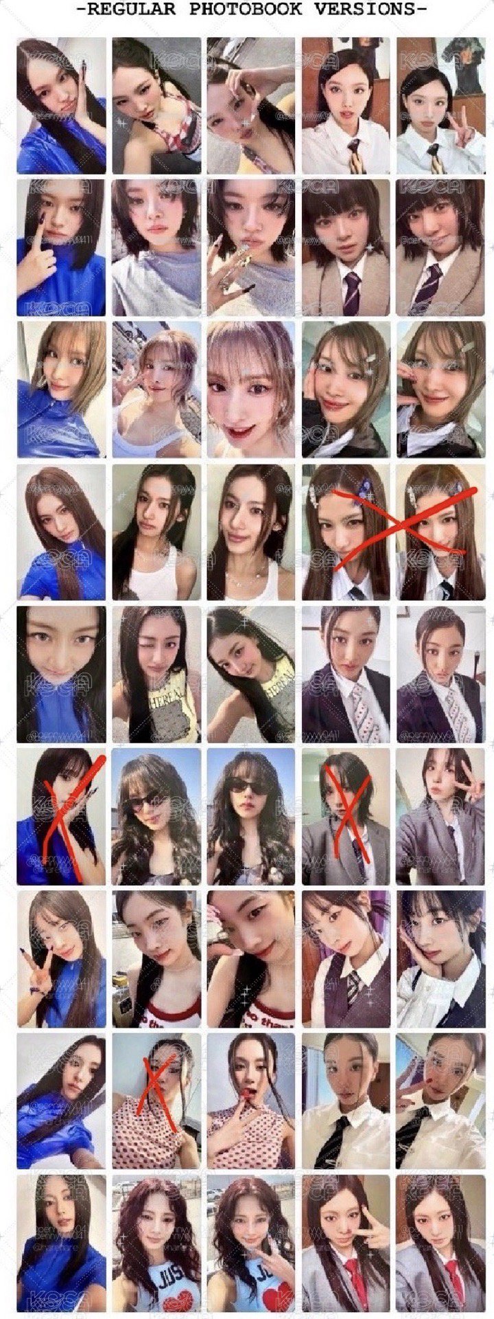 盤出TWICE小卡