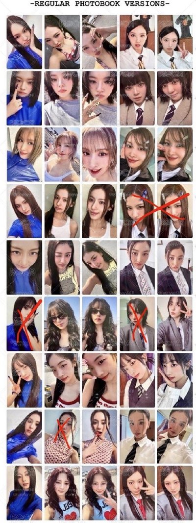 盤出TWICE小卡