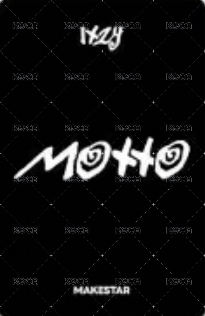 Motto ms 預售 特典卡  背面