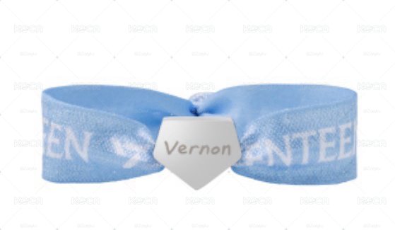 Seventeen 綁帶手環 藍率 Vernon 日本飯咪週邊 