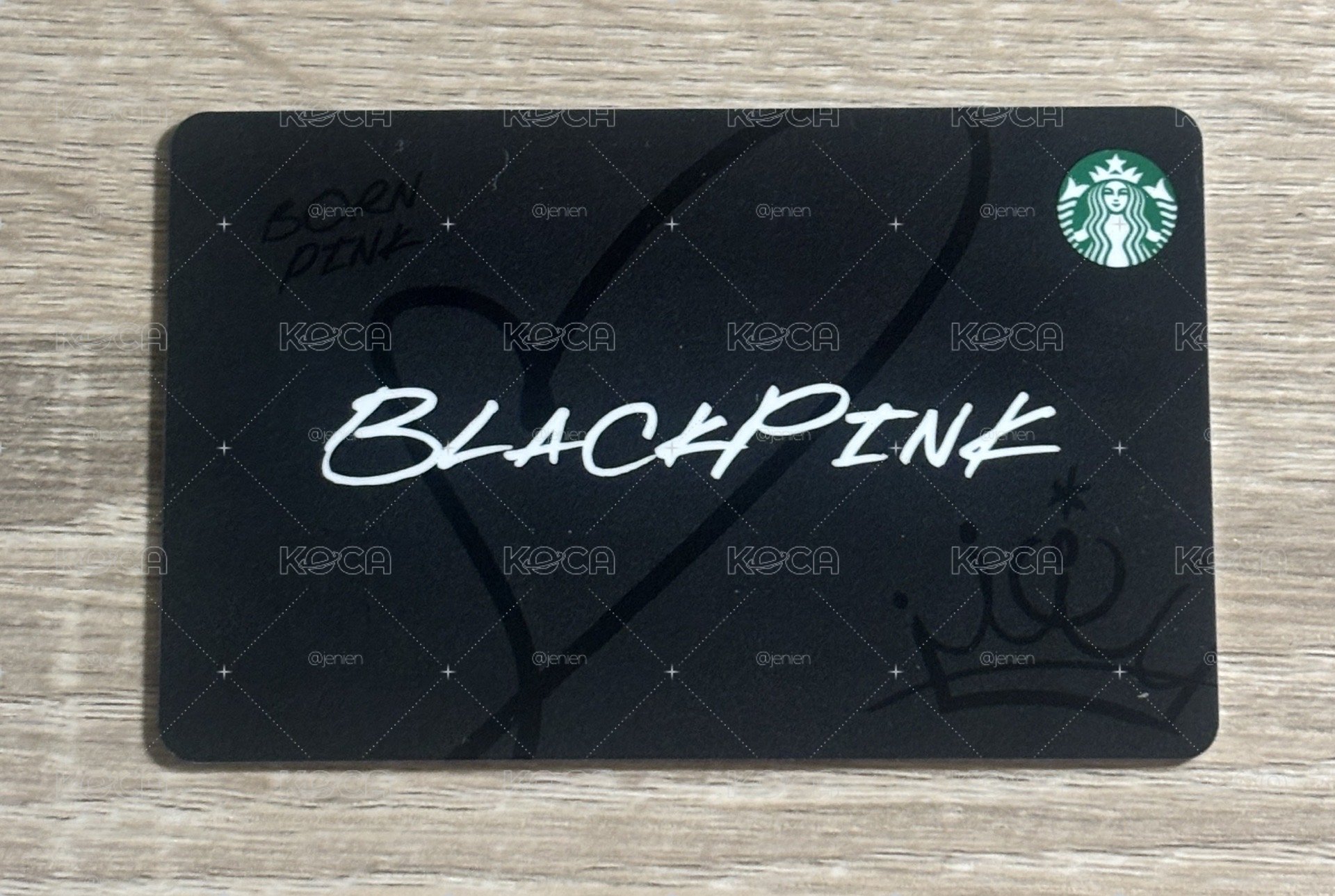 blackpink x starbucks 星巴克隨行卡