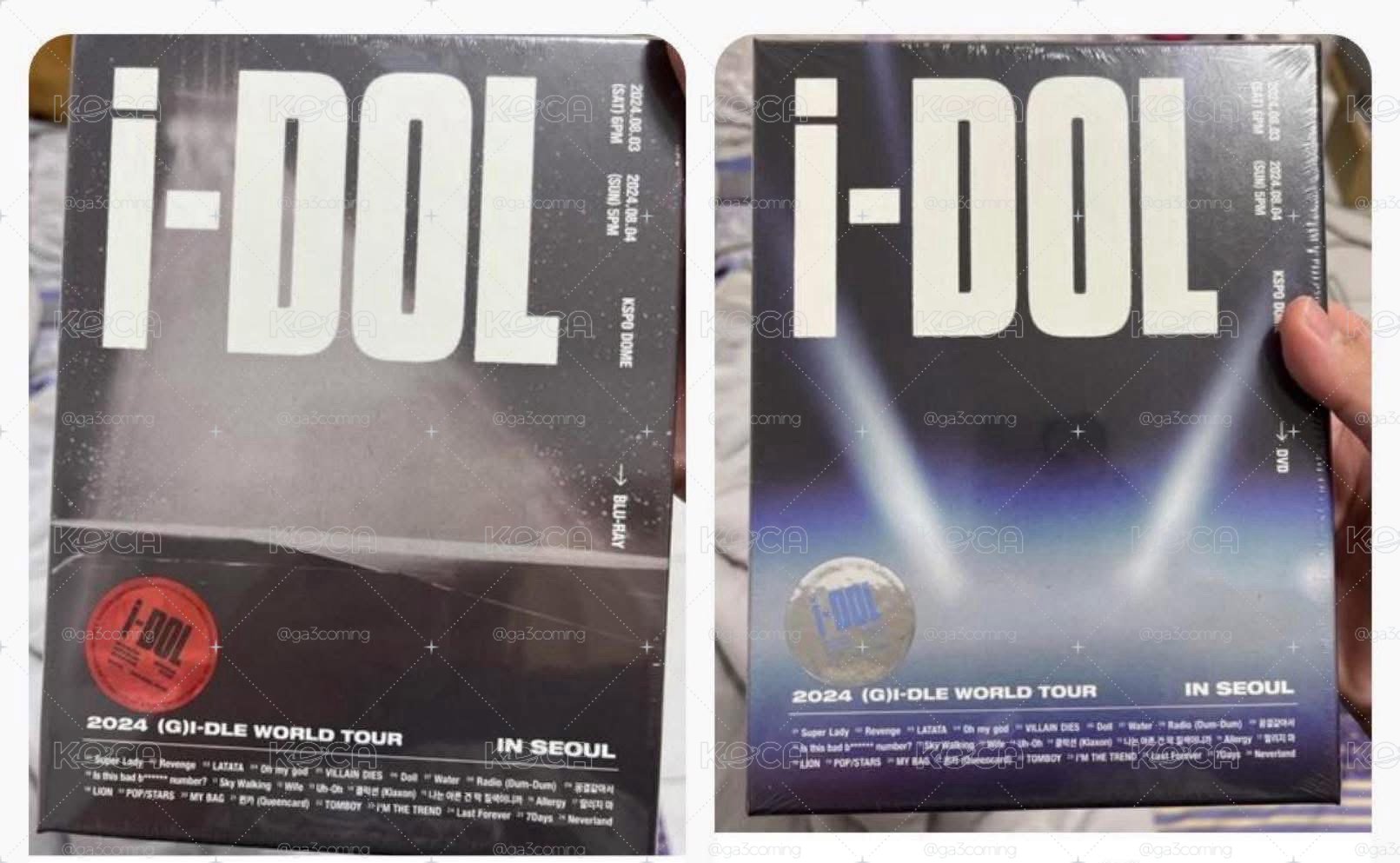 i-dle 2024 藍光、DVD未拆 合售