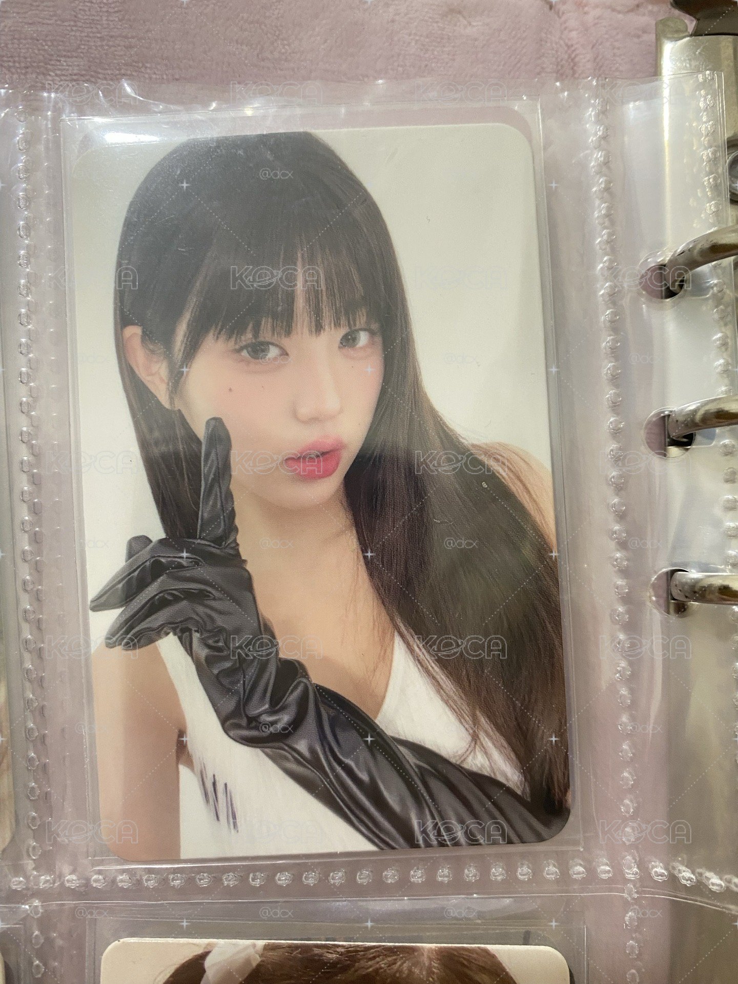 IVE 張員瑛 Wonyoung 紅秀雜誌卡 黑手套員
