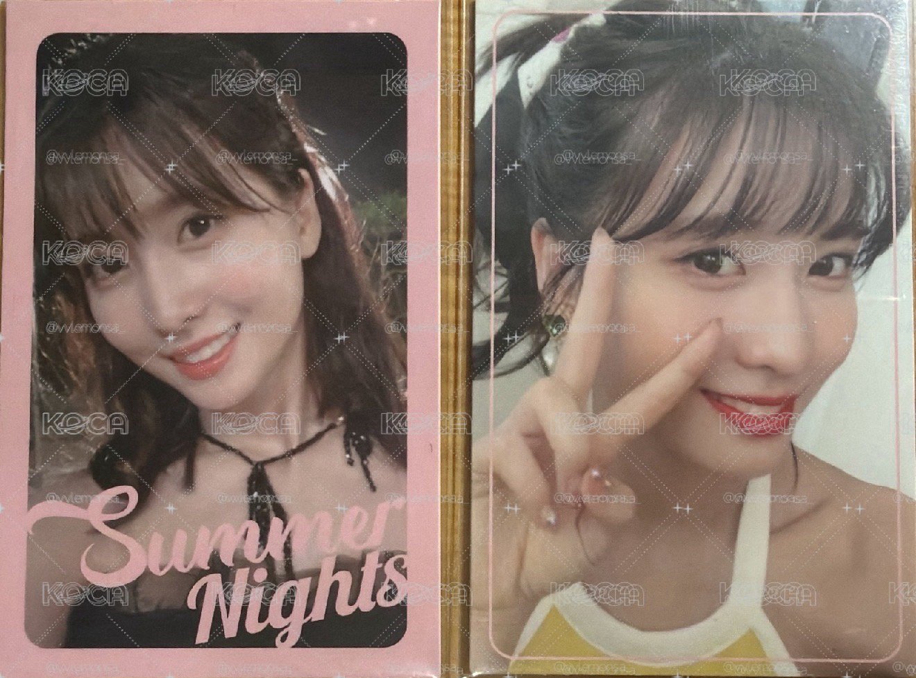 TWICE SUMMER NIGHTS 夏夜專卡桃 兩張不拆