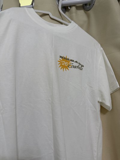 BIGBANG Coachella 白色短袖 M,L號