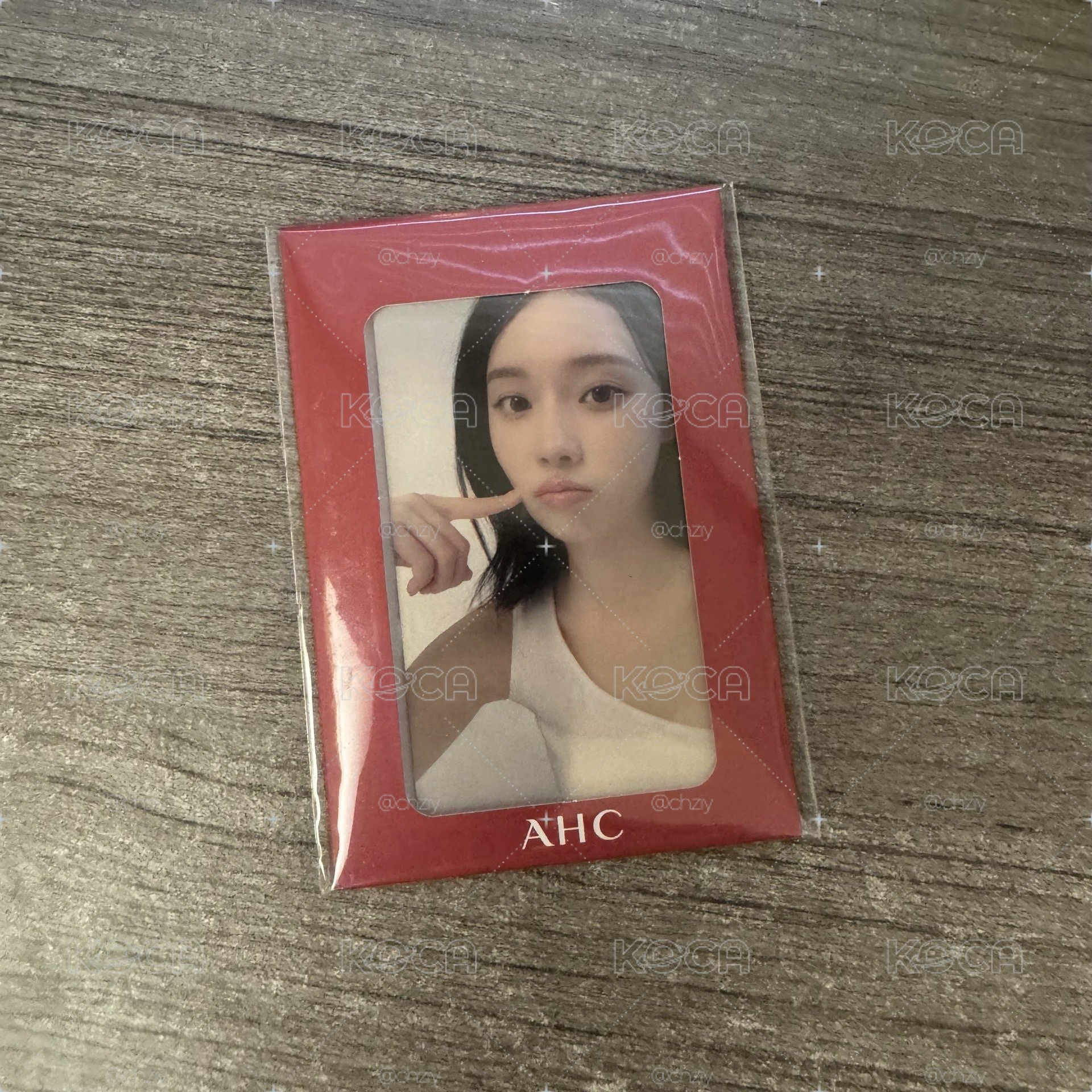 冬ahc代言卡未拆