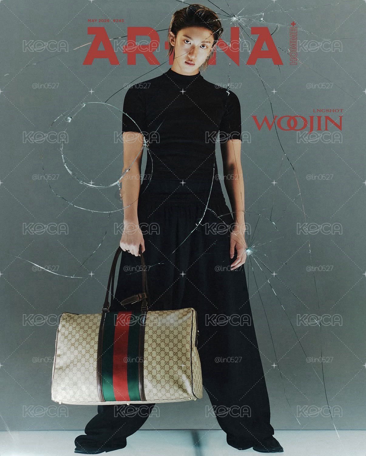 ARENA HOMME 5月號封面 D E版 雜誌 金栗 宇津 