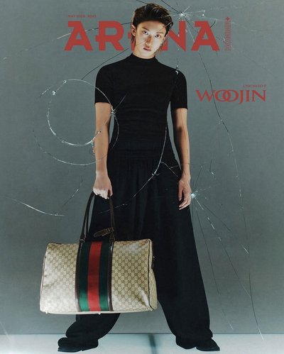 ARENA HOMME 5月號封面 D E版 雜誌 金栗 宇津 