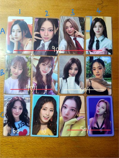 TWICE小卡（外國line需1：1帶韓國line）