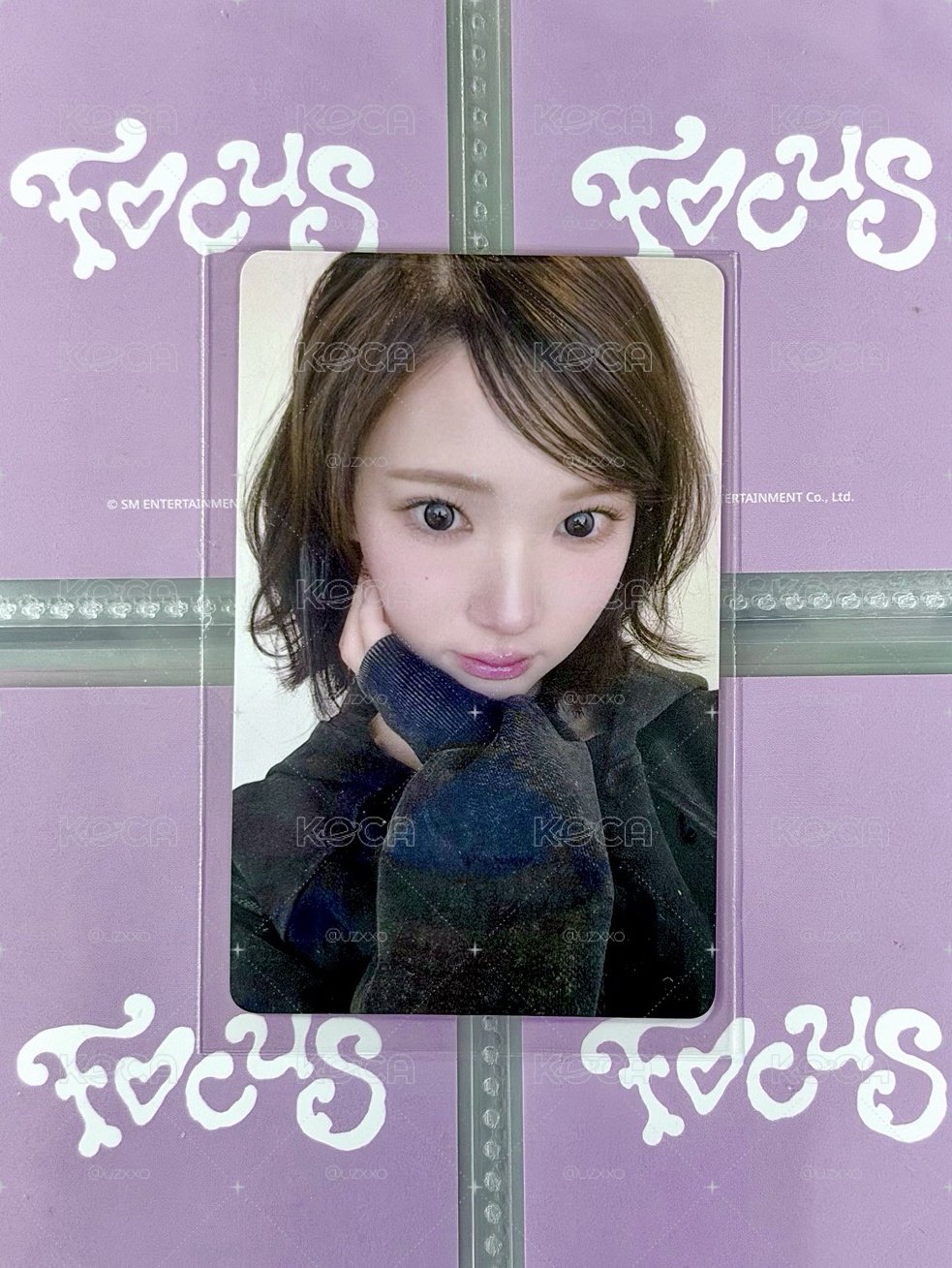 JIWOO KMS中文卡背「草莓小宇 我喜歡你」