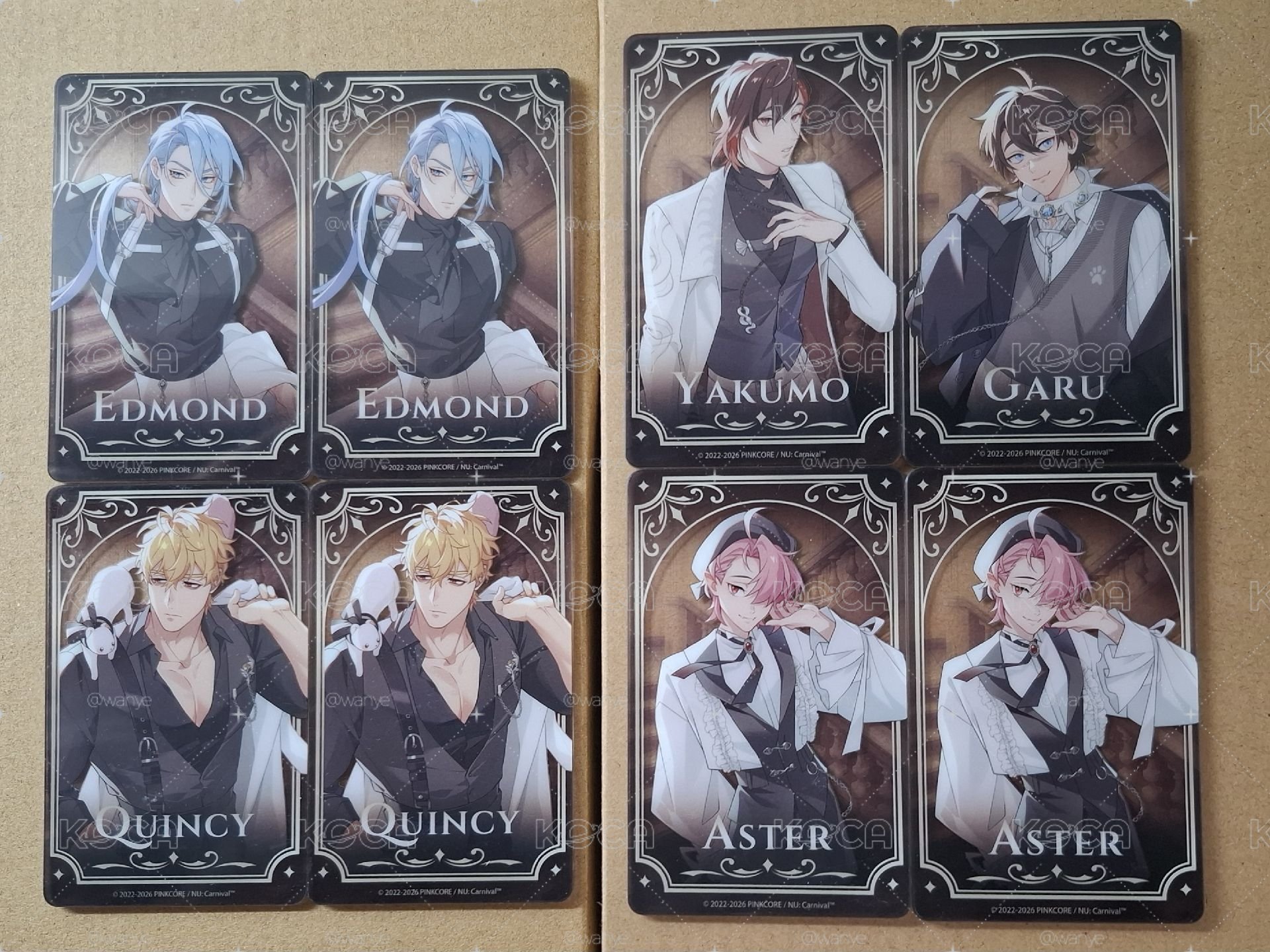 艾德蒙特 崑西 艾斯特 可爾 八雲 四周年 快閃 壓克力透卡