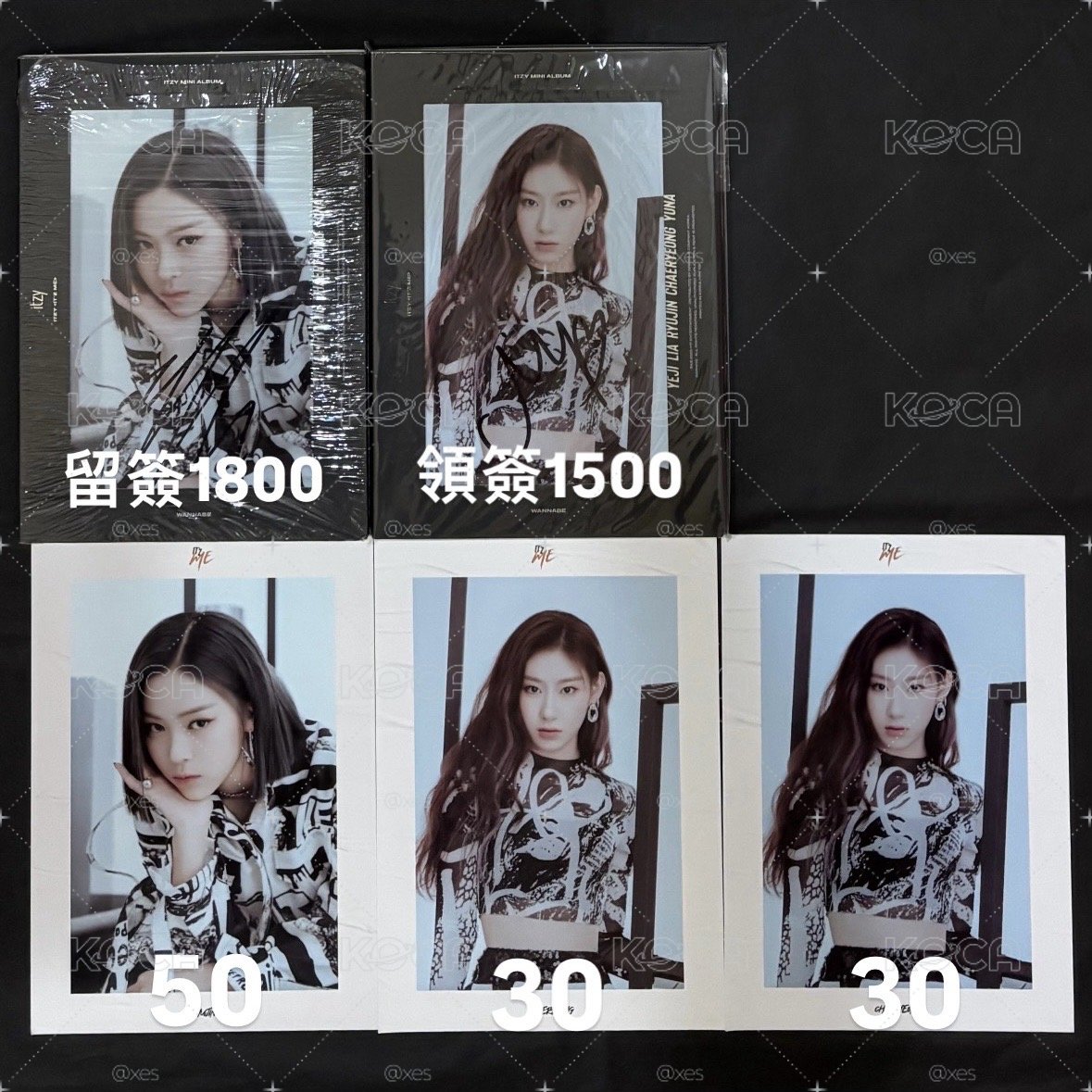 ITZY IT’z ME 空專 留真親簽 彩領親簽