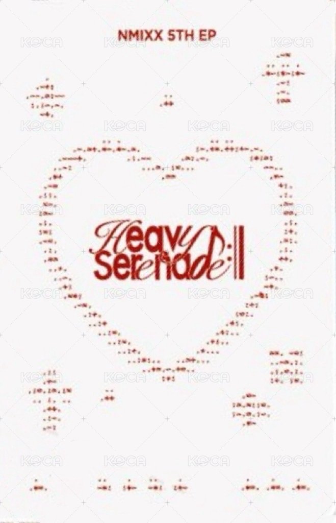 Heavy Serenade Heavy ver. 專輯卡  背面