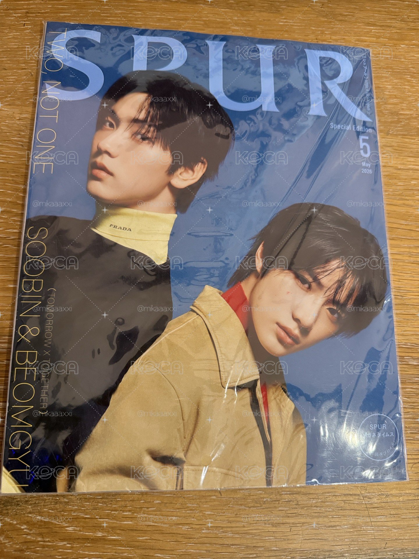 SPUR 5月號 秀彬&帆圭