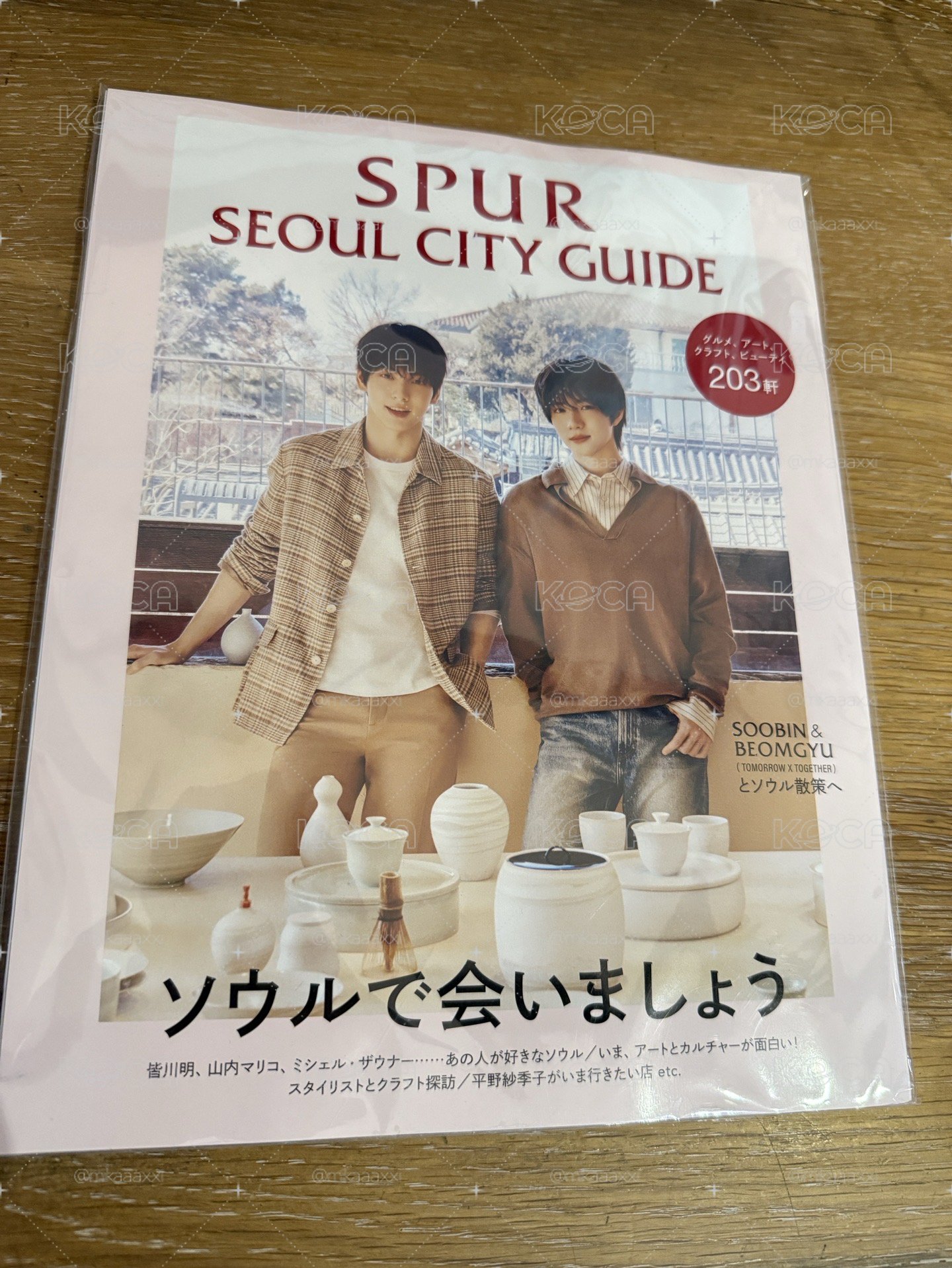 SPUR 首爾城市指南 秀彬&帆圭（無特典）