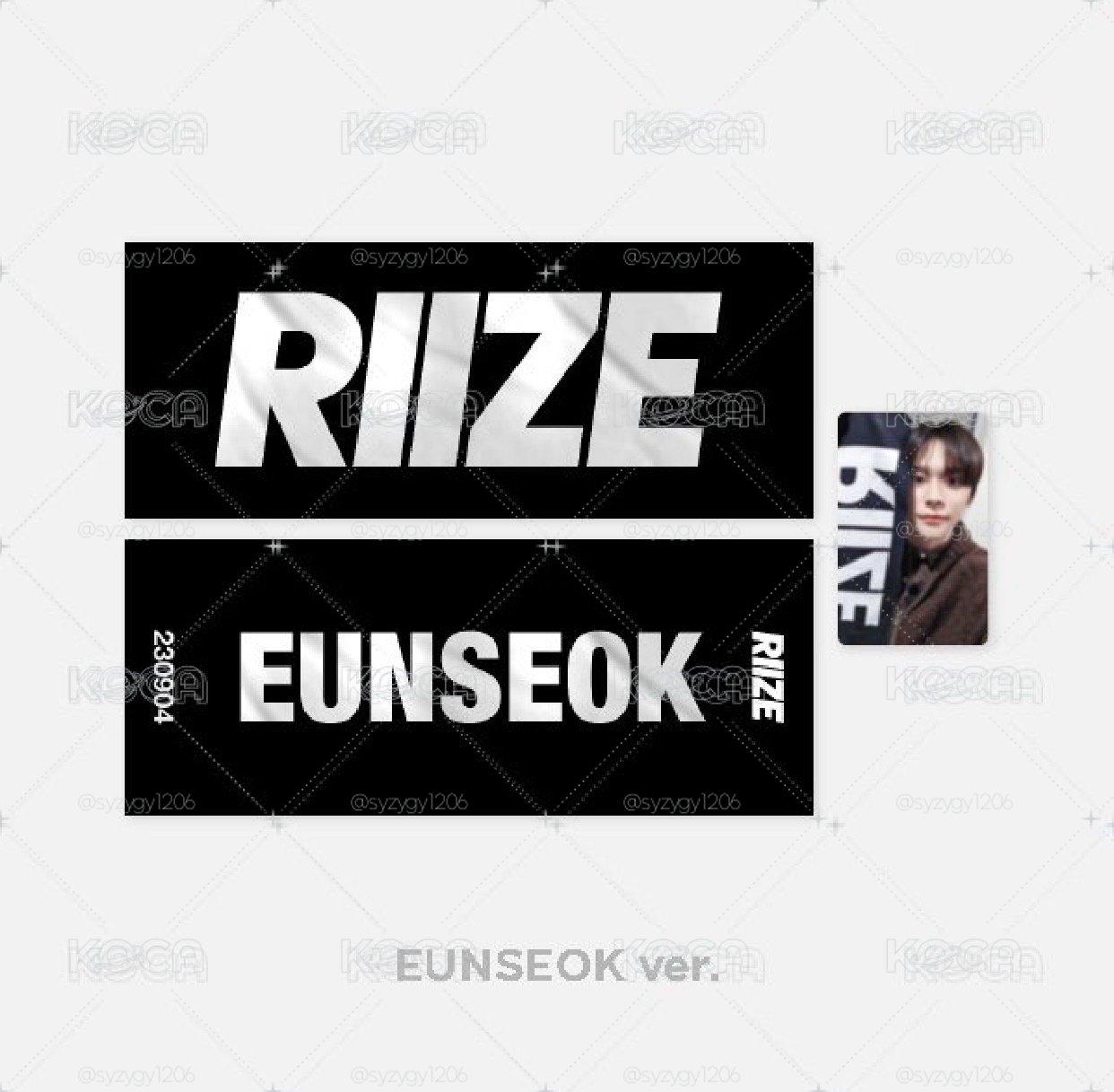 RIIZE UP快閃手幅（含卡）