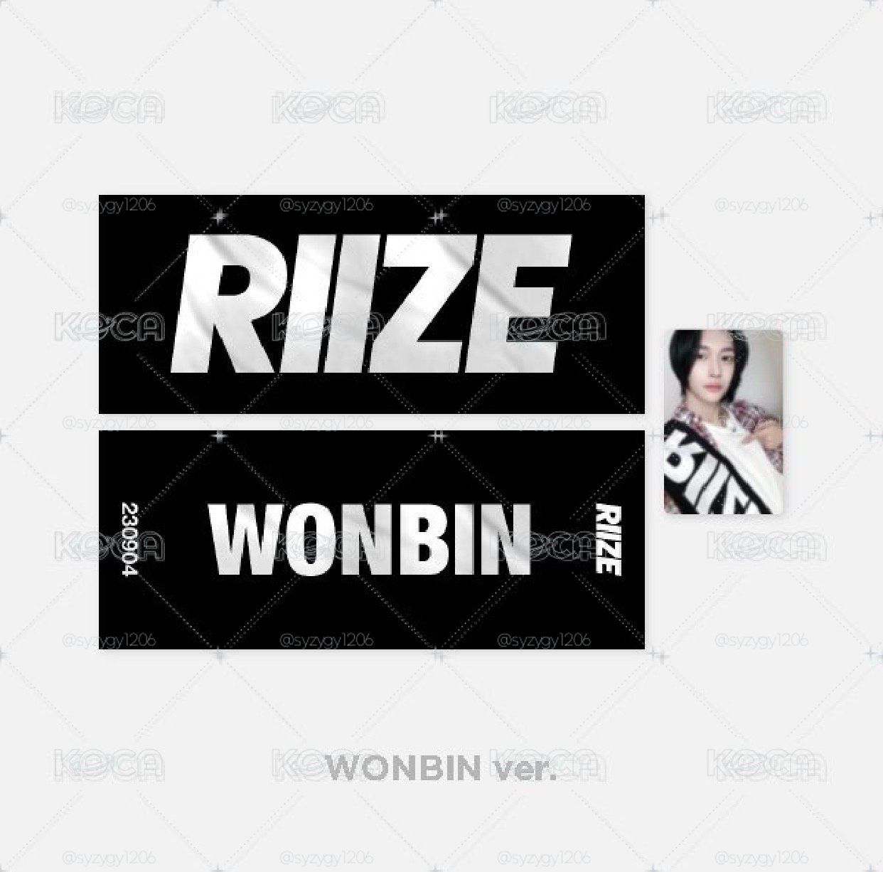 RIIZE UP快閃手幅（含卡）