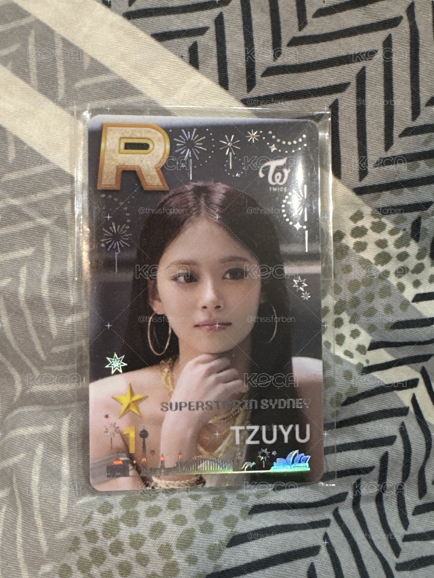 雪梨鱈魚遊戲卡 子瑜