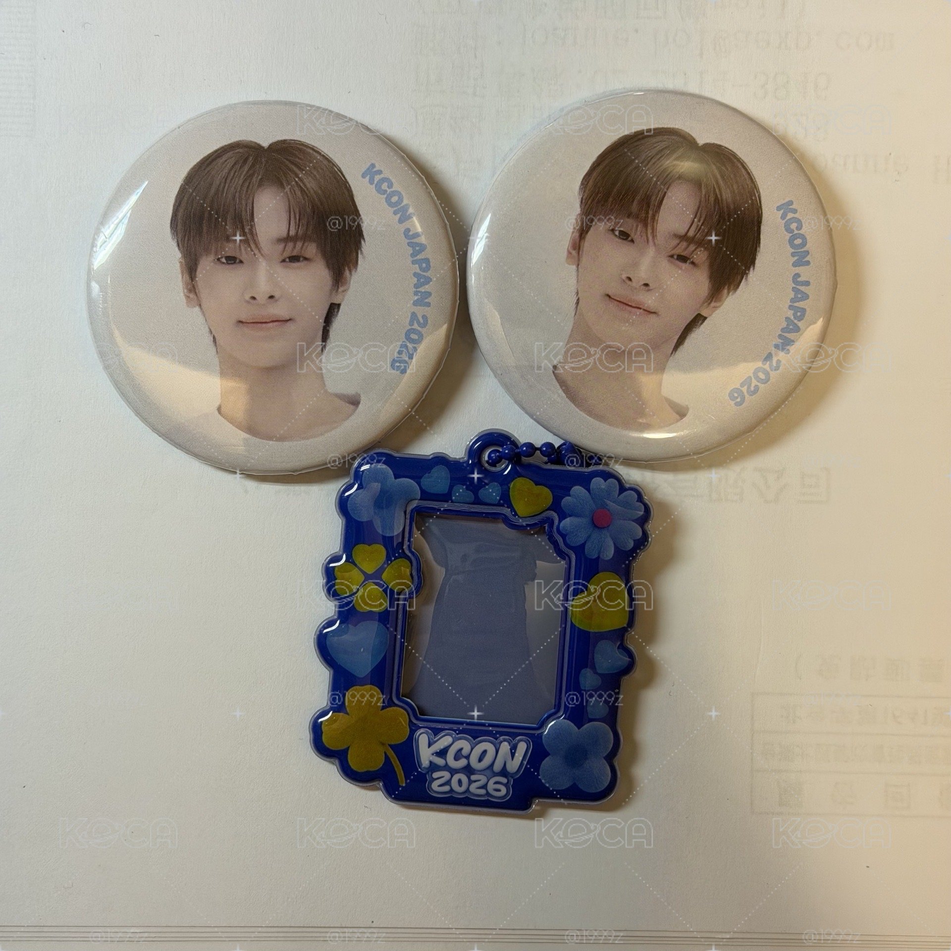 FLARE U KCON JAPAN 2026 姜玗進 徽章