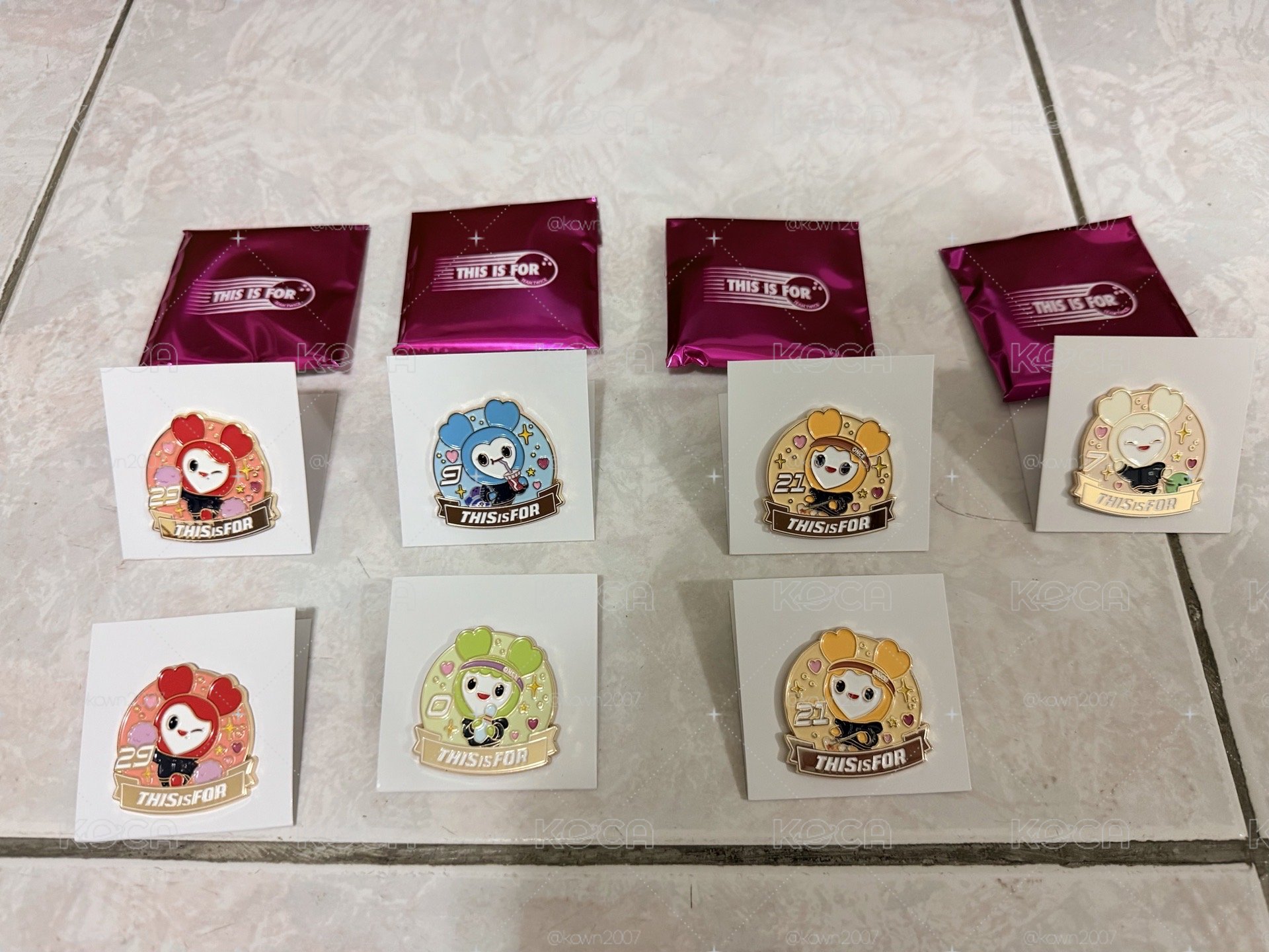 TWICE 新國立 徽章