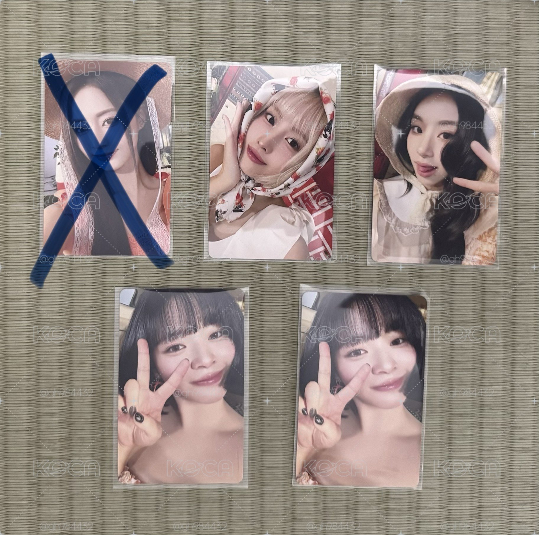 #TWICE5日專小卡