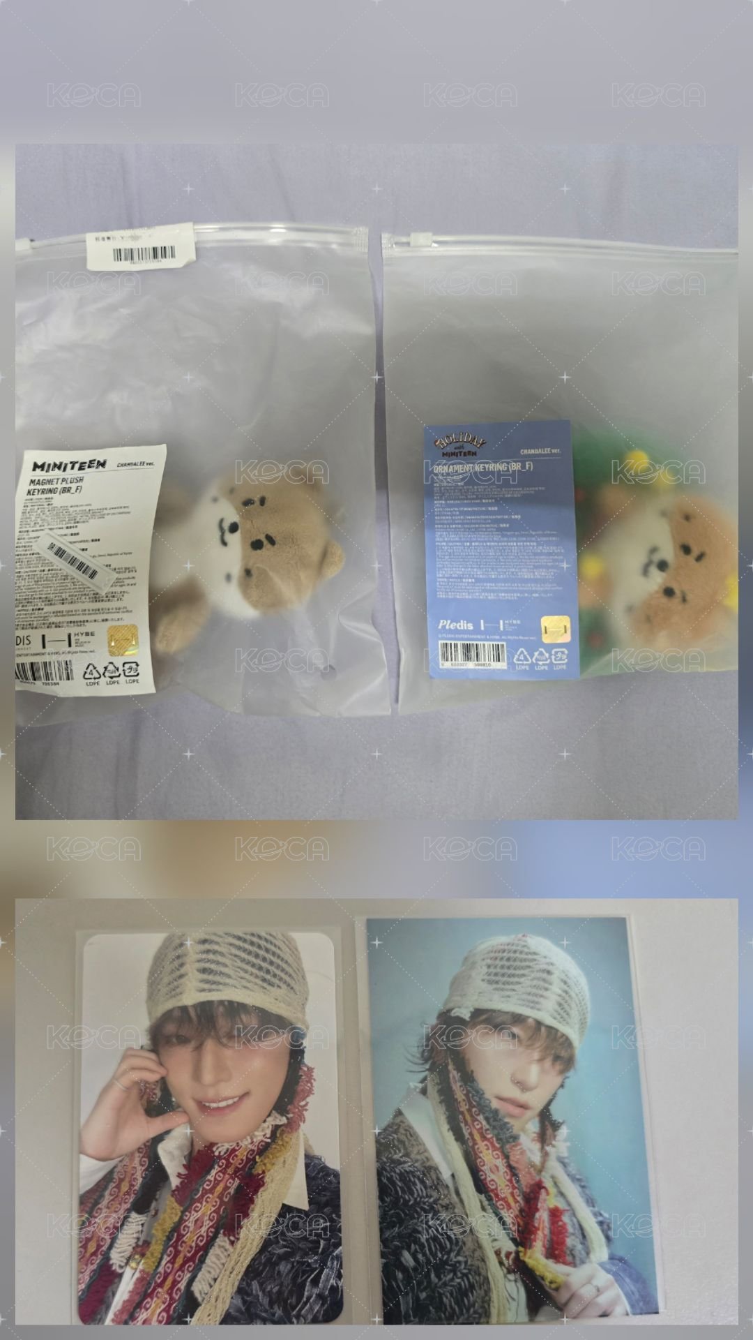 李燦坐娃＆聖誕花圈娃&小卡2張