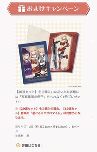 くじ引き堂kujibikido 【20連セット】をご購入いただいたお客様には「写真集風小冊子」をもれなく1冊プレゼント!!