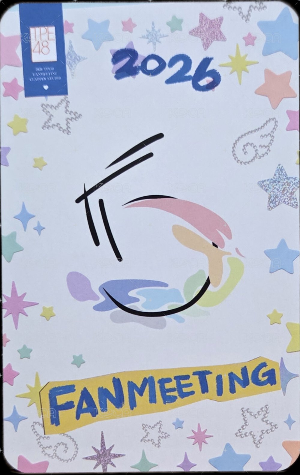 FM 入場卡 / 場限卡 五吼五吼吼 背面