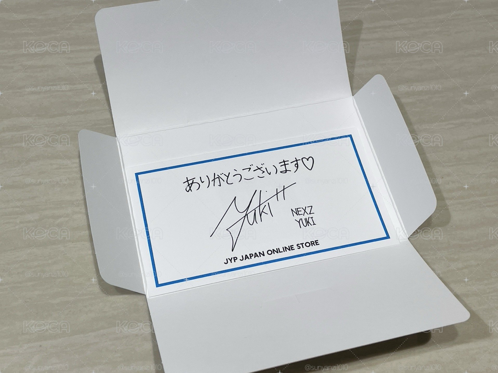 NEXZ YUKI JYP JAPAN 線上 滿額卡 
