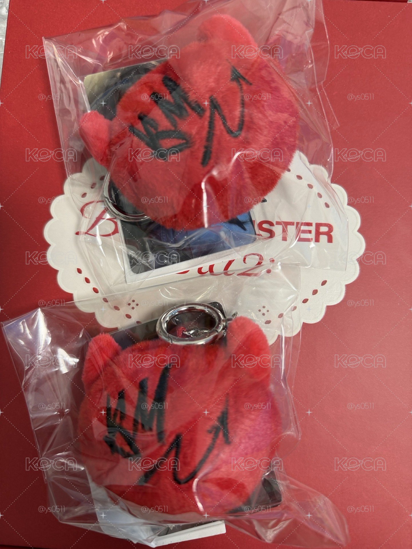 現貨❤️‍🔥 賢/Asa 絨毛鑰匙圈吊飾 紅球