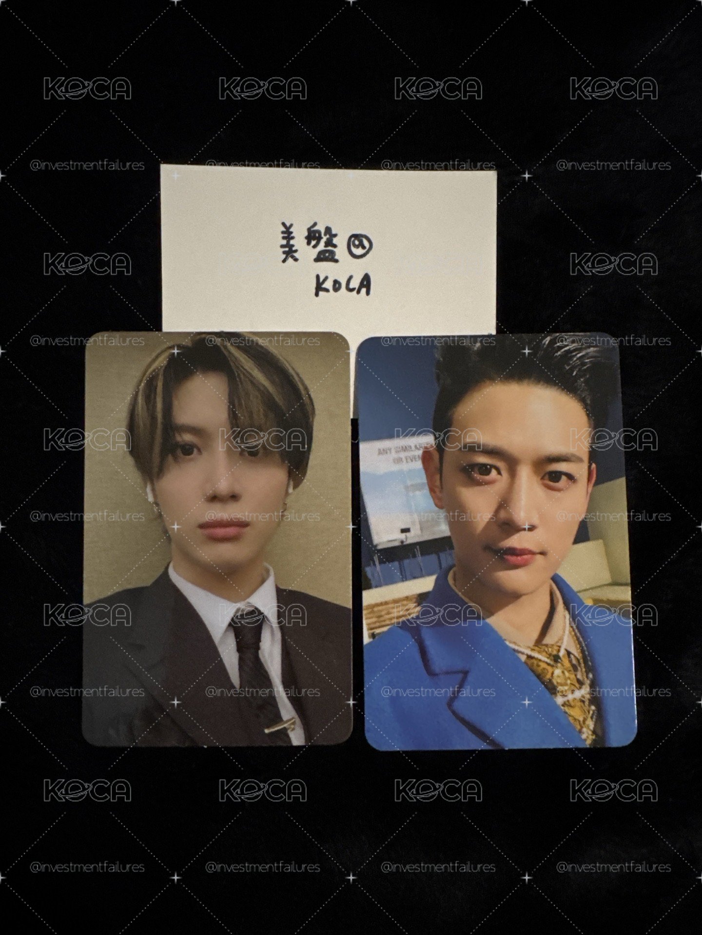 SHINee 泰民 珉豪 七輯 小卡