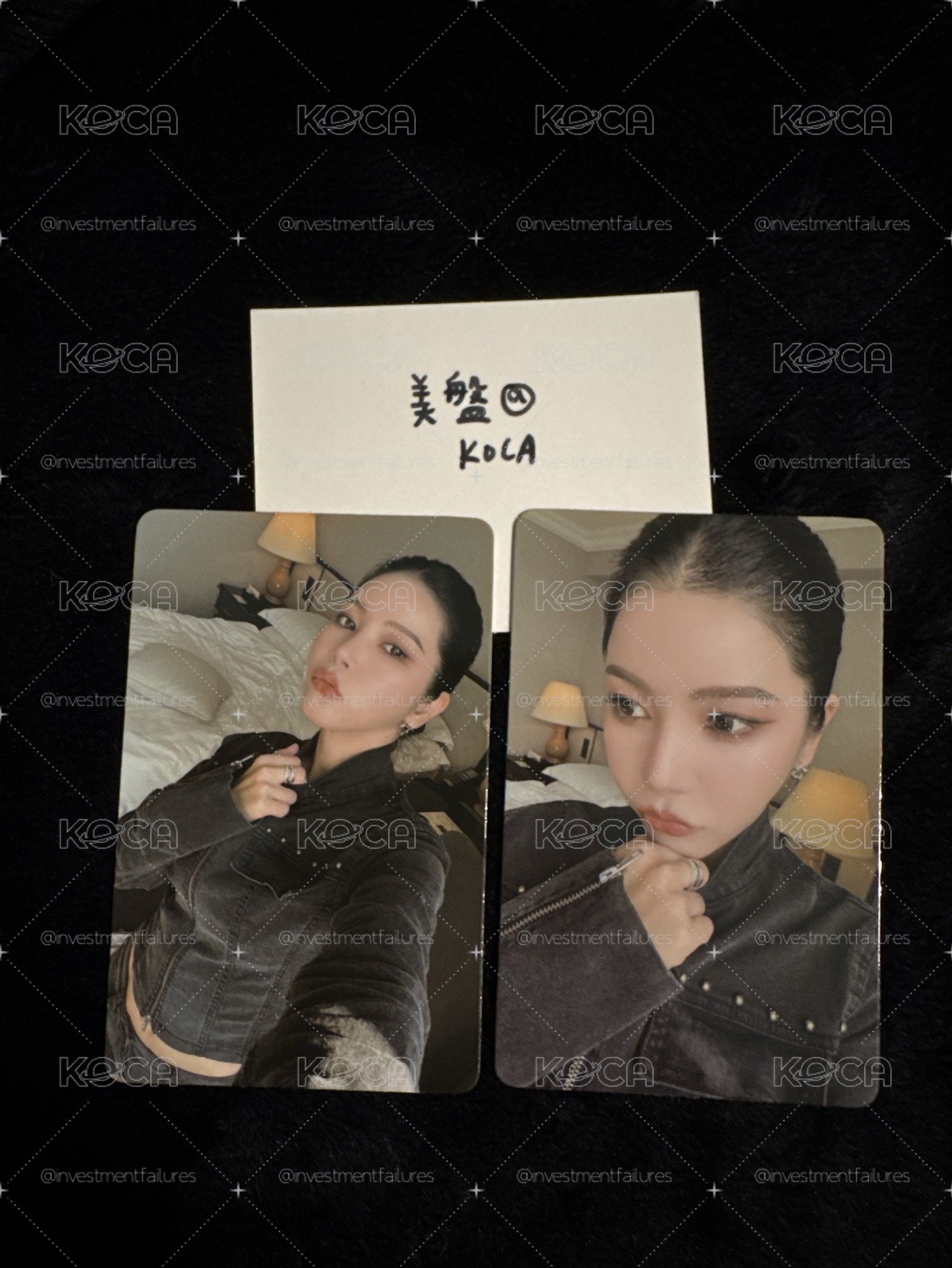 MAMAMOO 頌樂 Solar 台北演唱會 入場小卡 中文卡背 兩張一組