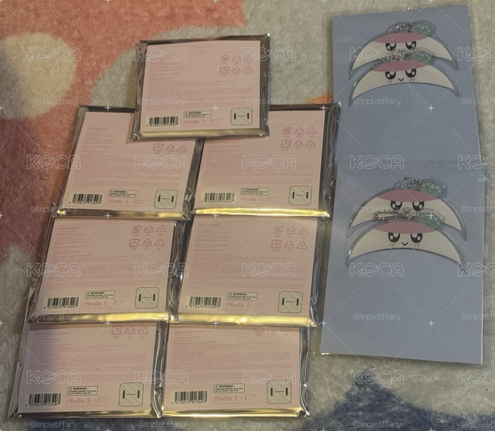 YAKUSOKU飯咪場週 蹦蹦小扇套 / 徽章